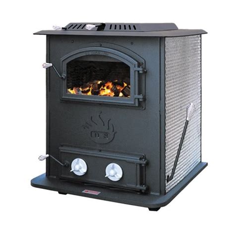 The Hitzer Model 82UL freestanding stove demonstrates traditional design and originality. . Amish built coal stoves